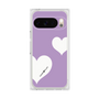 プレミアムスクエアケース［ Two Hearts - Purple ］