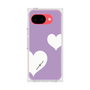 プレミアムスクエアケース［ Two Hearts - Purple ］