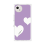 プレミアムスクエアケース［ Two Hearts - Purple ］