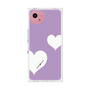 プレミアムスクエアケース［ Two Hearts - Purple ］