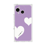 プレミアムスクエアケース［ Two Hearts - Purple ］