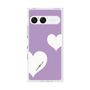 プレミアムスクエアケース［ Two Hearts - Purple ］