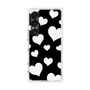 プレミアムスクエアケース［ Dot Hearts - Black ］