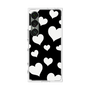 プレミアムスクエアケース［ Dot Hearts - Black ］