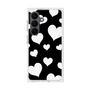 プレミアムスクエアケース［ Dot Hearts - Black ］