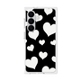 プレミアムスクエアケース［ Dot Hearts - Black ］