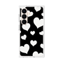 プレミアムスクエアケース［ Dot Hearts - Black ］