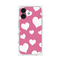プレミアムスクエアケース［ Dot Hearts - Pink ］