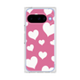 プレミアムスクエアケース［ Dot Hearts - Pink ］