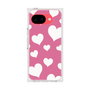 プレミアムスクエアケース［ Dot Hearts - Pink ］