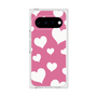 プレミアムスクエアケース［ Dot Hearts - Pink ］