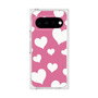 プレミアムスクエアケース［ Dot Hearts - Pink ］