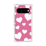 プレミアムスクエアケース［ Dot Hearts - Pink ］