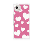 プレミアムスクエアケース［ Dot Hearts - Pink ］