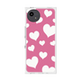 プレミアムスクエアケース［ Dot Hearts - Pink ］