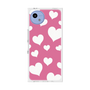 プレミアムスクエアケース［ Dot Hearts - Pink ］
