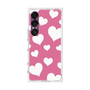 プレミアムスクエアケース［ Dot Hearts - Pink ］