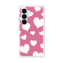 プレミアムスクエアケース［ Dot Hearts - Pink ］