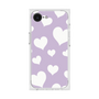 プレミアムスクエアケース［ Dot Hearts - Purple ］