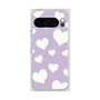プレミアムスクエアケース［ Dot Hearts - Purple ］