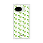 プレミアムスクエアケース［ Stripe Hearts - Green ］