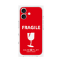 プレミアムスクエアケース［ FRAGILE - Red ］