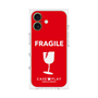 プレミアムスクエアケース［ FRAGILE - Red ］