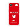 プレミアムスクエアケース［ FRAGILE - Red ］