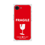 プレミアムスクエアケース［ FRAGILE - Red ］