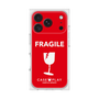 プレミアムスクエアケース［ FRAGILE - Red ］