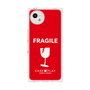 プレミアムスクエアケース［ FRAGILE - Red ］