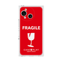 プレミアムスクエアケース［ FRAGILE - Red ］