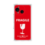 プレミアムスクエアケース［ FRAGILE - Red ］