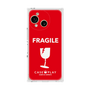 プレミアムスクエアケース［ FRAGILE - Red ］