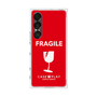 プレミアムスクエアケース［ FRAGILE - Red ］