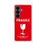 プレミアムスクエアケース［ FRAGILE - Red ］