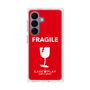 プレミアムスクエアケース［ FRAGILE - Red ］