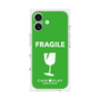 プレミアムスクエアケース［ FRAGILE - Green ］
