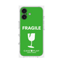 プレミアムスクエアケース［ FRAGILE - Green ］