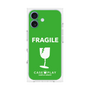 プレミアムスクエアケース［ FRAGILE - Green ］