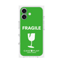 プレミアムスクエアケース［ FRAGILE - Green ］