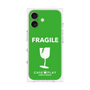 プレミアムスクエアケース［ FRAGILE - Green ］