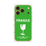 プレミアムスクエアケース［ FRAGILE - Green ］