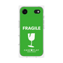 プレミアムスクエアケース［ FRAGILE - Green ］