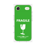 プレミアムスクエアケース［ FRAGILE - Green ］