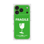 プレミアムスクエアケース［ FRAGILE - Green ］