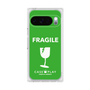 プレミアムスクエアケース［ FRAGILE - Green ］