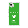 プレミアムスクエアケース［ FRAGILE - Green ］