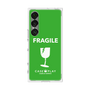 プレミアムスクエアケース［ FRAGILE - Green ］
