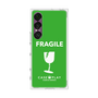 プレミアムスクエアケース［ FRAGILE - Green ］